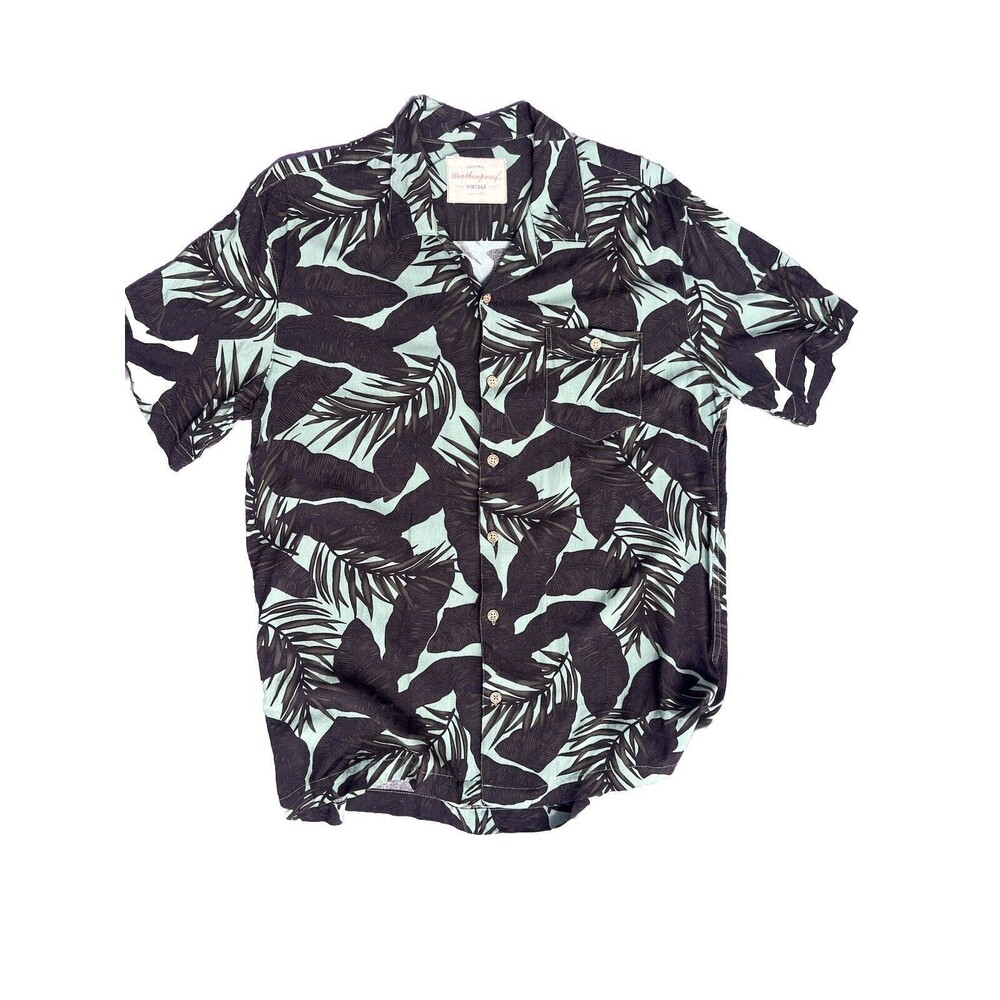Vintage Weatherproof Palm Button Down Large
